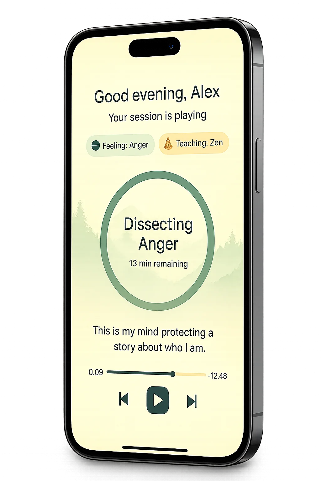 Headrest App Interface